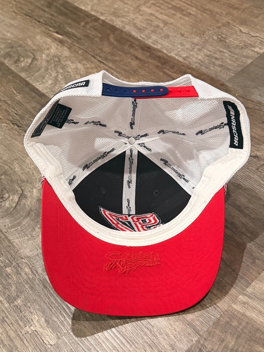 Nascar Navy, White & Red 97 Trucker Hat - Picture 5 of 8